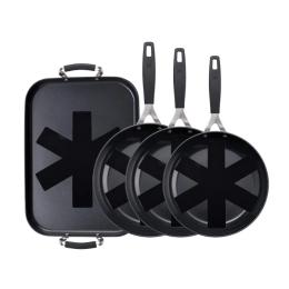 Набір сковорідок Bergner Masterpro Smart (BGEU-5599) Black