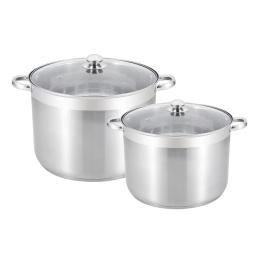 Набір каструль GUSTO GRAND GT-1305-04 Stainless Steel (2 каструлі)