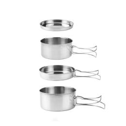 Набір туристичного посуду GUSTO GT-7121 Stainless Steel