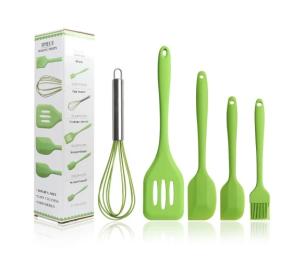 Набір кухонних лопаток Voltronic YT-JM050Gr Green