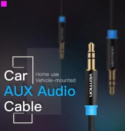 Аудіо-кабель Vention 3.5 мм(тато)-3.5 мм(тато) 1.5м Black (P350AC150-B-M)