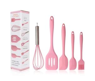 Набір кухонних лопаток Voltronic YT-JM050P Pink