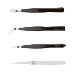 Набір інструментів Top Tools 32D423 Black Пінцет, для ремонта смартфонів, набір 4 шт