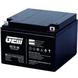 Акумулятор для ДБЖ GEM Battery GS 12-26 Black