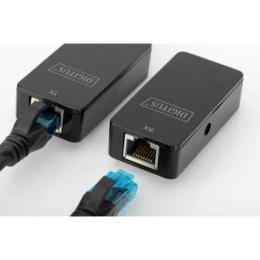 Перехідник Digitus DA-70141 USB (тато) - UTP (мама) 50m Black