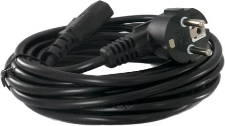 Кабель живлення Extradigital Euro socket to C13 5 м 0.75 мм (KBP1871) Black