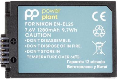 Акумулятор для фотоапарата PowerPlant CB970520 Black Nikon EN-EL25 1280 мАг