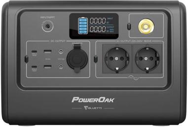 Зарядна станція BLUETTI PowerOak EB70 Portable Power Station 1000W 716Wh Black