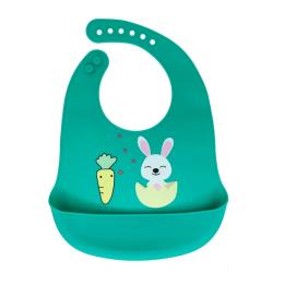 Слинявчик Mega Zayka Зайчик MGZ-0611 Green з кишенею