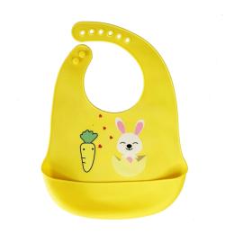 Слинявчик Mega Zayka Зайчик MGZ-0611 Yellow з кишенею