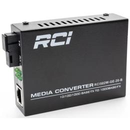 Медіаконвертер RCI RCI502W-GE-20-B 1G Black