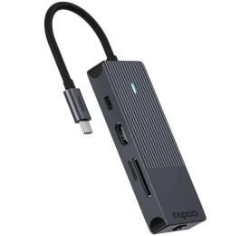 USB-хаб Rapoo 8-in-1 USB-C Multiport Adapter (UCM-2004)