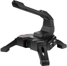 USB-хаб Sandberg Bungee 2 in 1 USB 2.0 + тримач кабелю, 4 порти