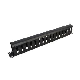 Органайзер для кабелю KINGDA KD-CM-09 з гребінкою 19, пластиковий з кришкою