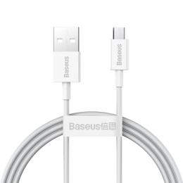 Дата-кабель Baseus Superior Series Fast Charging CAMYS-02 USB (тато) - microUSB (тато) 1m White
