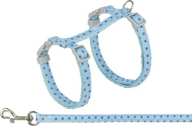 Повідець для тварини Trixie (41913) Blue 28-45 см/10 мм для котів