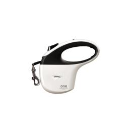 Повідець для тварини Flexi One M 5 м/30 кг White Black (OA20T5.251.WS)