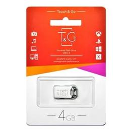 Флеш память T&amp;G 110 Metal 4GB Silver