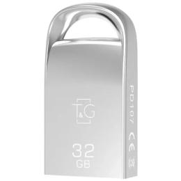 Флеш память T&amp;G Short 107 32Gb Metal Silver