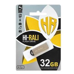 Флеш память Hi-Rali 32 GB Mini Fit Series USB 2.0 Silver