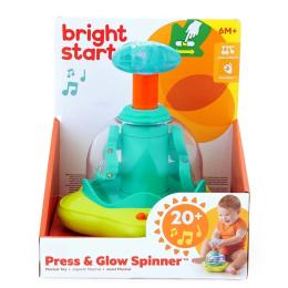 Дзига Bright Starts Press &amp; Glow Spinner Bright Starts