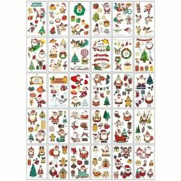 Набір дитячих тимчасових тату Різдво та Новий рік № 1 tattoo-mini-set-cmas-30-1