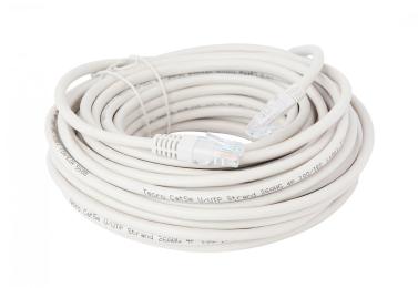 Патч-корд Tecro UTP-RJ45-1500 Cat 5e 15 м Gray