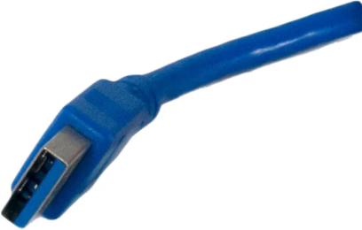 Дата-кабель Extradigital USB 3.0 AF-AM 1 м Blueberry (KBU1878)