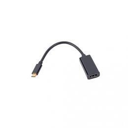 Перехідник Viewcon USB-C - HDMI Black (TE385)