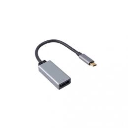 Перехідник Viewcon USB-C - DisplayPort Gray (TE391)