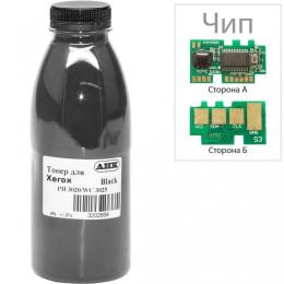 Принтерний тонер AHK Xerox Phaser 3020 (3202660) Black 45 г + чип