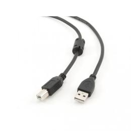 Дата-кабель Cablexpert USB2.0 AM/BM Black 1, 5m (CCFB-USB2-AMBM-1.5M)