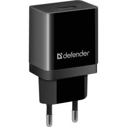 Мережевий зарядний пристрій для телефона Defender UPC-11 Black 1xUSB 2.1А + micro-USB (83556)