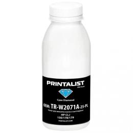 Принтерний тонер Printalist HP CLJ 150/178/ 179 Cyan 25 г (TR-W2071A-25-PL)