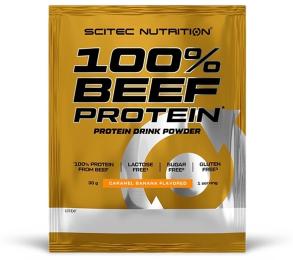 Протеїн Scitec Nutrition 100% Beef Protein (30 g, caramel banana) (24387-02)