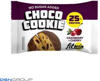 Протеїн FitWin Choco Cookie 25% - 10x40g Cranberry Cherry (2024-11-0039)