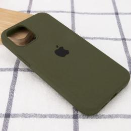 Чохол-накладка EpiK Silicone Case Full для iPhone 14 Plus Dark Olive