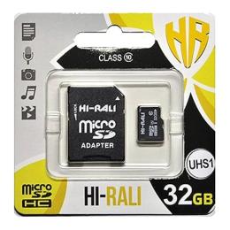 Карта памяті Hi-Rali microSDHC (UHS-1) 32 GB class 10 з адаптером