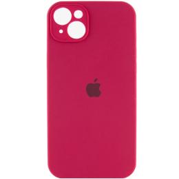 Чохол-накладка EpiK Silicone Case Full Camera для iPhone 14 Rose Red