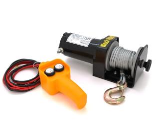 Лебідка автомобільна Voltronic 2000LB електрична, 12V/24V, вантажопідйомність 907кг