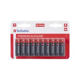 Батарейка Verbatim AA bat Alkaline 20шт Premium (49877)