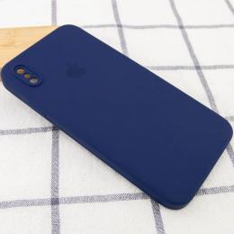 Чохол-накладка EpiK Silicone Case Square Full Camera для iPhone XS Max Midnight Blue