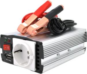 Інвертор напруги Mervesan MRV-15012 150W, 12V, клеми + крокодили