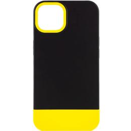 Чохол-накладка EpiK Bichromatic для Apple iPhone 13 Black Yellow