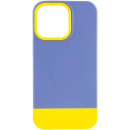 Чохол-накладка EpiK Bichromatic для Apple iPhone 13 Pro Blue Yellow