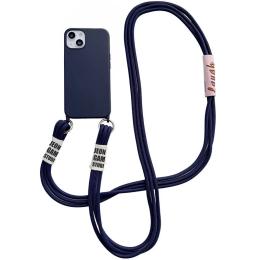 Чохол-накладка EpiK TPU two straps California для iPhone 13 Midnight Blue