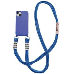 Чохол-накладка EpiK TPU two straps California для iPhone 13 Iris Blue