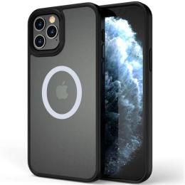 Чохол-накладка EpiK Metal Buttons with MagSafe для Apple iPhone 12 Pro Max Black