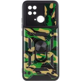 Чохол-накладка EpiK Camshield Serge Ring Camo для Xiaomi Poco C40 Army Green