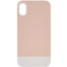 Чохол-накладка EpiK Bichromatic для Apple iPhone X/XS (5.8) Gray Beige